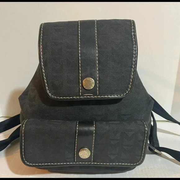 Michael kors Black canvas backpack main image 12